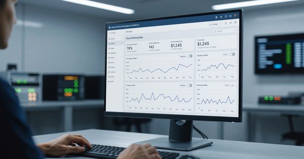 Cloud parking management platform dashboard interface