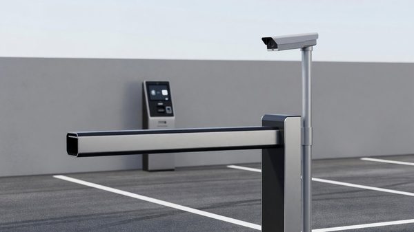 IoT sensor network diagram for a smart parking facility